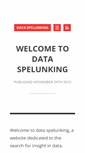 Mobile Screenshot of dataspelunking.com